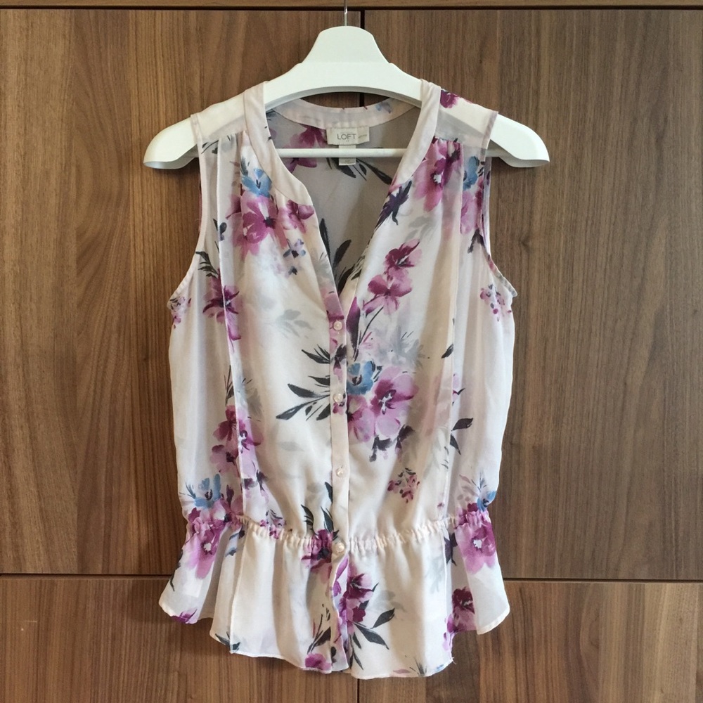Floral LOFT blouse